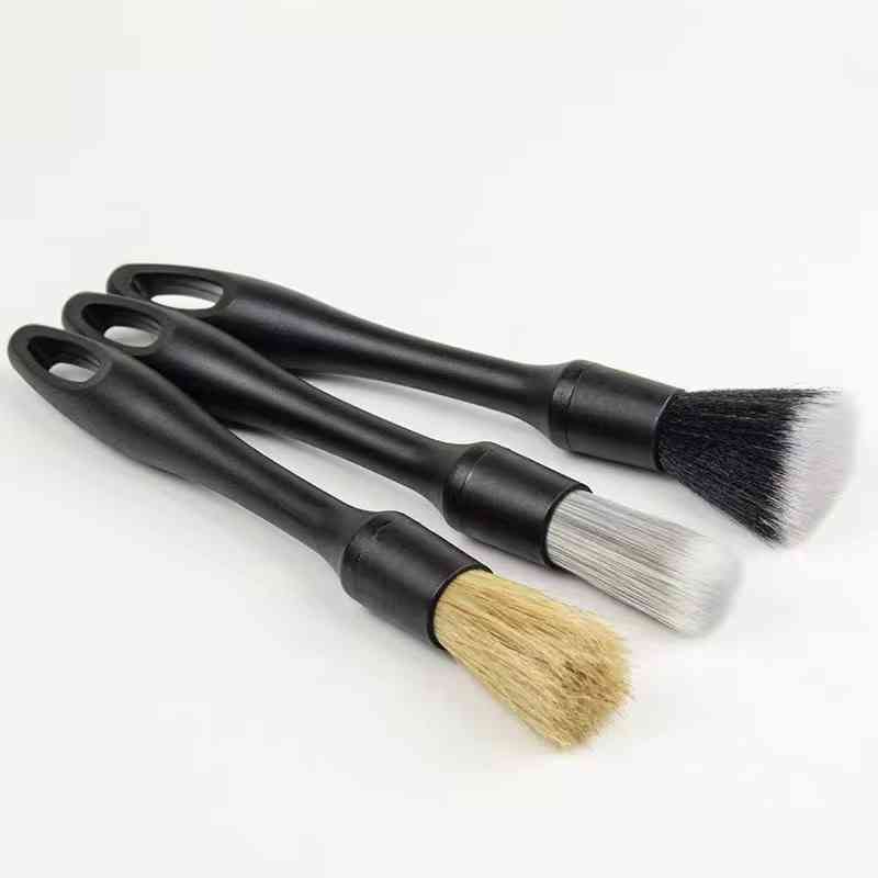 3Pcs Brush Set, Ultra Soft Bristle, Boar Bristle & PP Filament